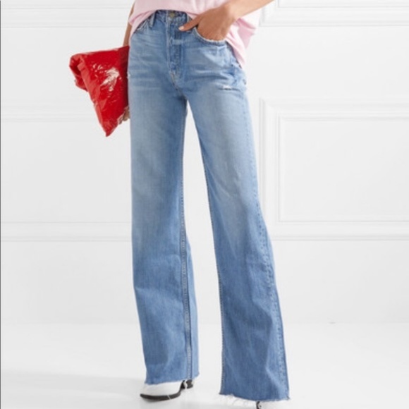 SOLD- New GRLFRND Carla Wide Leg Jeans Size 25 - Picture 2 of 5